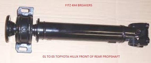 Toyota hilux rear propshaft