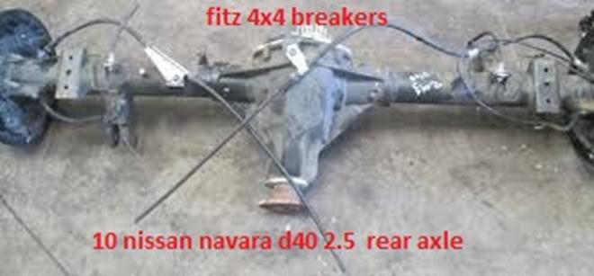 Rear axle nissan navara #8